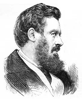 Walter Bagehot Print, English Economist