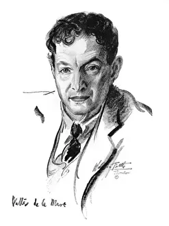 Historical Figure Biography Prints: Walter De LA Mare - 2