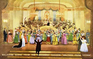 Waltzes from Vienna at the Alhambra, London, ballroom scene Waltzes from Vienna at the Alhambra, London, ballroom scene
