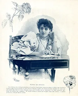 Wanda de Boncza, French actress, Comedie Francaise Wanda de Boncza, French actress, Comedie Francaise