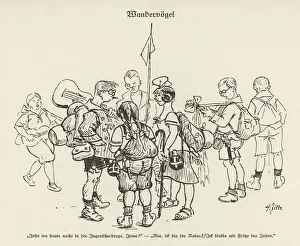 Wandervogel Print - German Youth Hikers