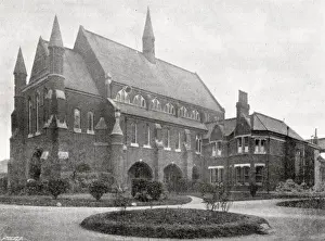 Prints of Part of the new Wandsworth and Clapham Union Workhouse, at Swaffield Road, off Garratt Lane in south west London. It opened in 1886 and was designed by TW Aldwinckle Wandsworth Prints: Wandsworth & Clapham Workhouse Print, 1886