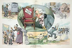 Puck Magazine Cartoons Prints: Wanted: an occupant