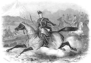 War in Circassia Print, 1846