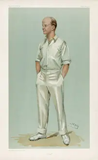 English Cricketer Prints: Warner / Cricketer