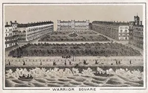 Chalk Cliffs England Prints: Warrior Square, Hastings