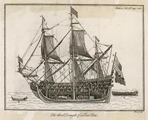 Maritime Art Prints Online Prints: Warship / 3rd Draught