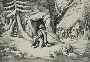 George Washington Prints: Washington at Valley Forge
