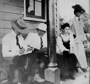 Physical Education History Prints: Watching scoring cricket