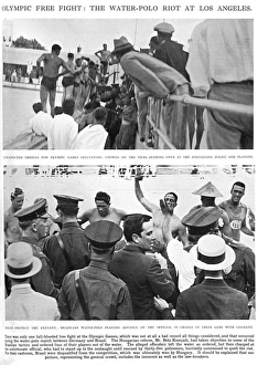 Water Polo riot at 1932 Los Angeles Olympics Water Polo riot at 1932 Los Angeles Olympics