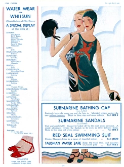 Water Wear for Whitsun - 1930s swimwear advertisement Water Wear for Whitsun - 1930s swimwear advertisement