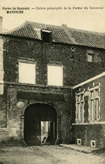 Waterloo, Belgium - archway to Hougoumont farm Waterloo, Belgium - archway to Hougoumont farm