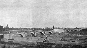 Waterloo Bridge History Prints: Waterloo Bridge Opened