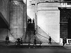 Waterloo Bridge Prints: Waterloo Bridge Steps