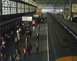 Waterloo Commuters Print, 1981