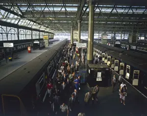 Waterloo Commuters Print 1981