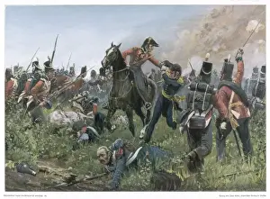 Historical Military Art Prints: Waterloo [Knotel]