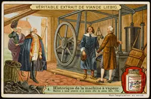 James Watt Steam Engine Prints: Watts Engine