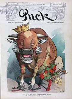 Puck Magazine Art Prints: The way of the transgressor is -