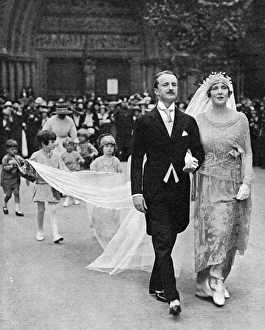 Wedding of Lady Diana Manners and Duff Cooper Wedding of Lady Diana Manners and Duff Cooper