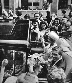 Wedding of Princess Margaret - the Going Away Wedding of Princess Margaret - the Going Away