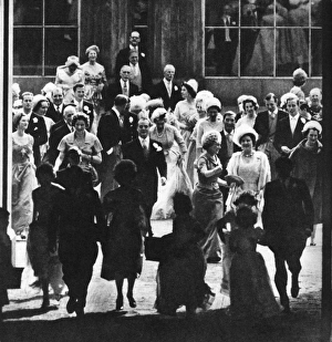 Wedding of Princess Margaret - the Going Away Wedding of Princess Margaret - the Going Away