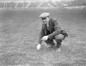 Vintage Greyhound Racing Images Prints: Weeding a Race Track