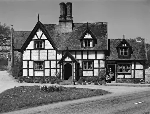 Welsh Cottage Print, Montgomeryshire, 1930s