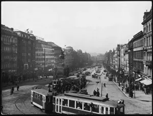 Famous Squares In Europe Prints: Wenceslas Square / Prague
