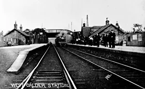 West Calder Railway Station, West Lothian, Scotland West Calder Railway Station, West Lothian, Scotland
