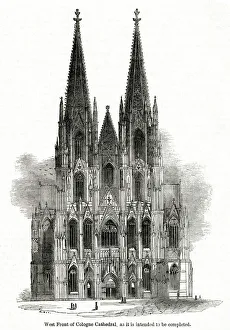 West front of Cologne Cathedral, Germany West front of Cologne Cathedral, Germany