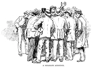 West End riots, 1886 - a crowd West End riots, 1886 - a crowd