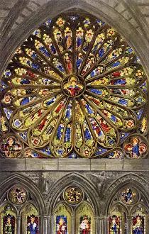 Westminster Abbey, London - The Rose Window, South Transcept Westminster Abbey, London - The Rose Window, South Transcept