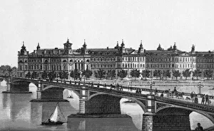 Westminster Bridge and St Thomas Hospital, London Westminster Bridge and St Thomas Hospital, London