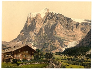 Wetterhorn, from the Scheideg, Bernese Oberland, Switzerland Wetterhorn, from the Scheideg, Bernese Oberland, Switzerland