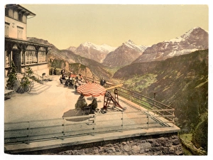Wetterhorn, from Schynige Platte, Bernese Oberland, Switzerl Wetterhorn, from Schynige Platte, Bernese Oberland, Switzerl