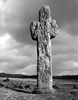 Whitchurch Down Cross Print, Dartmoor, Devon, England