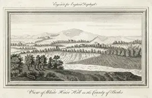 Prints of White Horse Hill, Berkshire Berkshire Prints: White Horse Hill Print, Berkshire Landscape