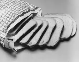 Historical Food Images Prints: White Sliced Bread