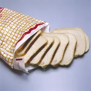 White Sliced Loaf Print, Early 1980s