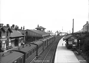 Whitehead Station Print: Early 1900s Northern Ireland
