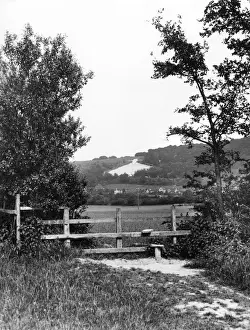 Whiteleafe Cross Print, Buckinghamshire, England (1939)