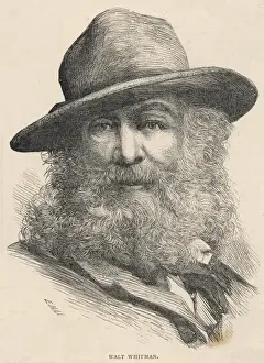 American Literature History Prints: WHITMAN