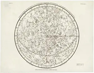 Star Chart Prints: Northern Hemisphere Zodiac Print