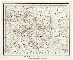 Historical Astronomy Illustrations Prints: Whittaker Star Maps 2