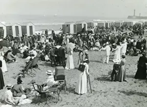 Early 20th Century Beach Life Prints: Whittey Bathing Beach