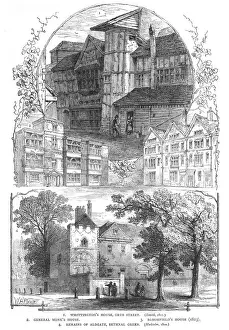 Aldgate Victorian Print, 19th Century Montage