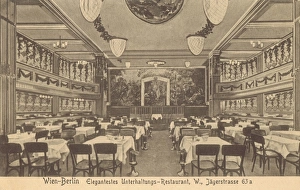 The Wien-Berlin restaurant in Berlin, 1920s The Wien-Berlin restaurant in Berlin, 1920s
