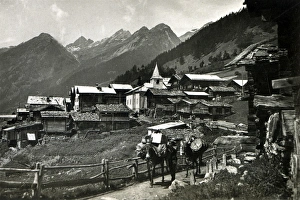 Wiler in the district of Raron, Switzerland Wiler in the district of Raron, Switzerland