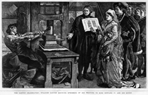 William Caxton showing printing to Edward IV William Caxton showing printing to Edward IV